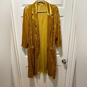 Crushed Velvet Duster / Cardigan